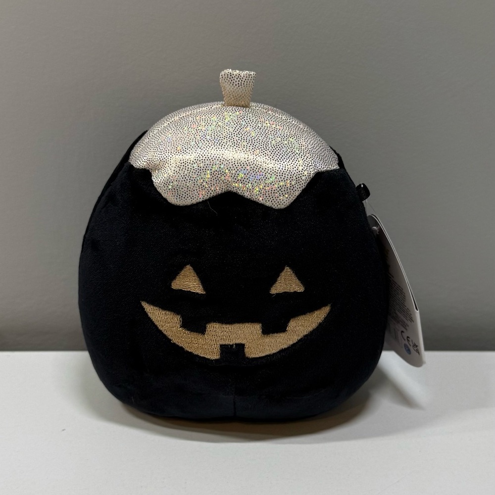 Brand New 5” Halloween Paige Squishmallows Black and White Plush Set